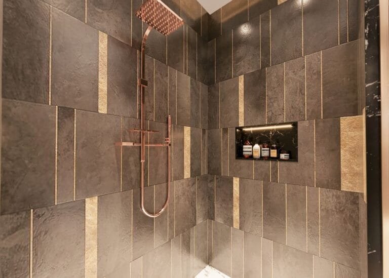 Diseño de Baños Modernos con Ducha a Ras de Suelo en Pedralba